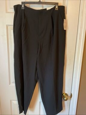 A New Day Women's Baggy Casual Tapered Leg Stretch Casual Neutral Pants Size 17